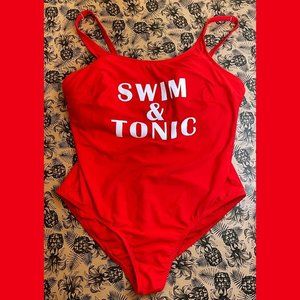 Swim by Cacique Red Swim and Tonic One Piece Swimsuit 20